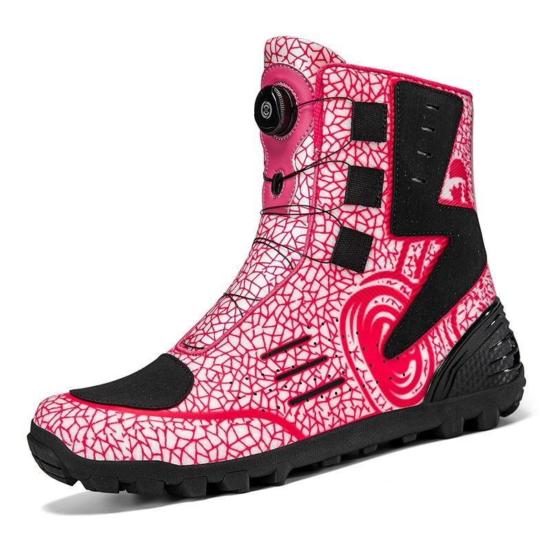 2025 Four Seasons Motorcycle Riding Boots Men's Women's Anti Fall Shoes Off Road Racing Travel