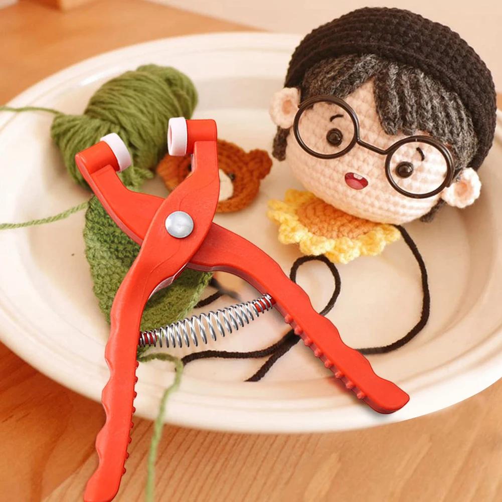 Safety Eye Tool for DIY Stuffed Animal Eyes Animal Eyes Making Supplies Tool Safety Eye Snapper Tool for Crocheting Safety Eyes