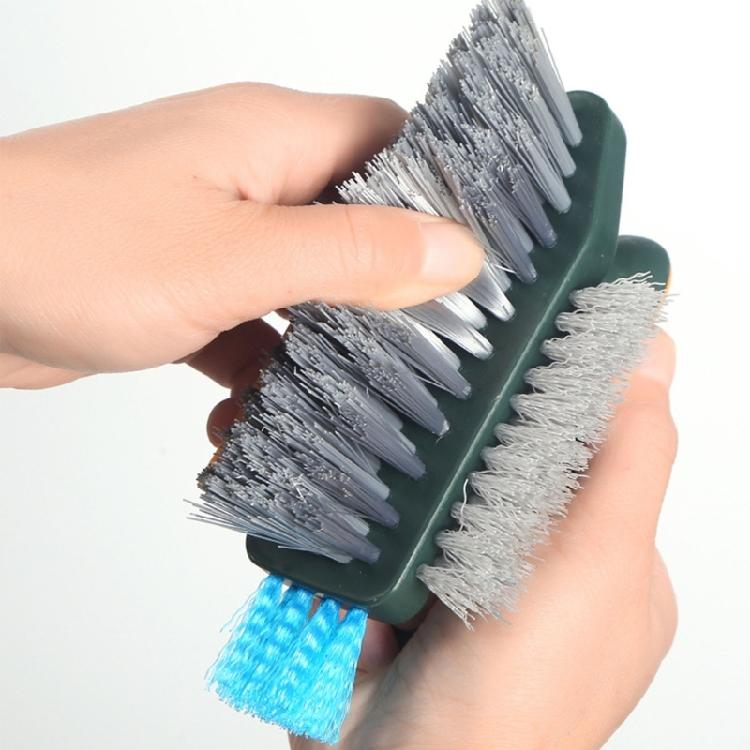 Ergonomic Bathroom Scrub Brush With 90 Degree Multipurpose Soft Bristles Scrubber For Hard Reach Area Tight Space