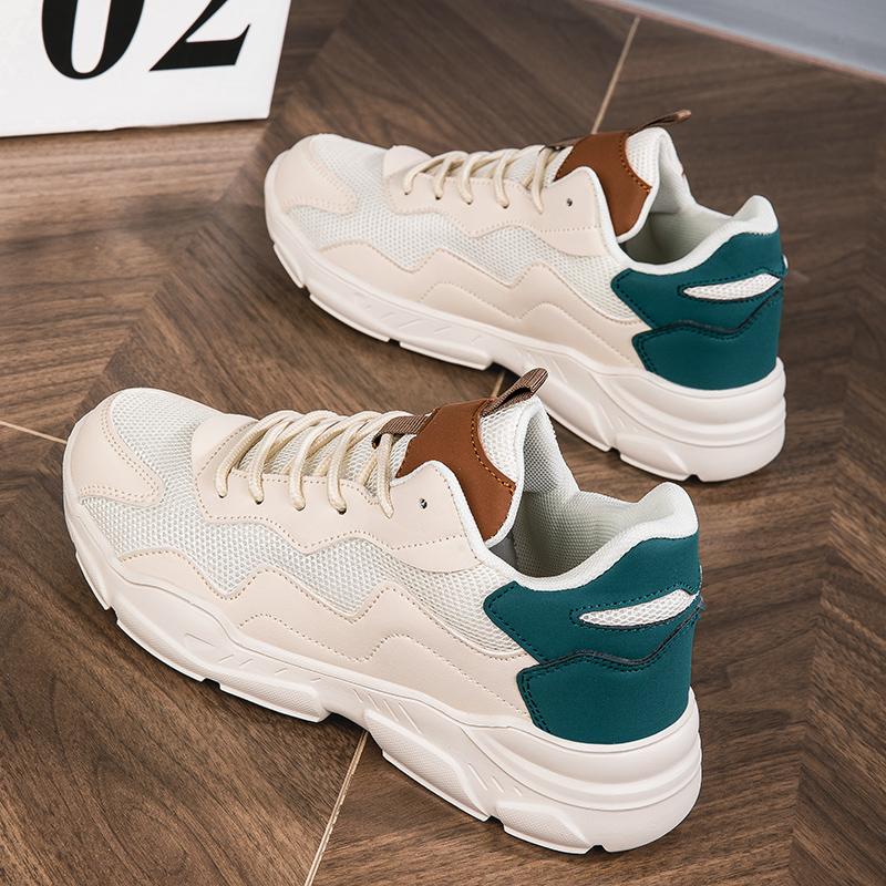 Модные женские прогулочные туфли на плоской подошве с сеткой и толстой подошвой — лучшая — фото 6