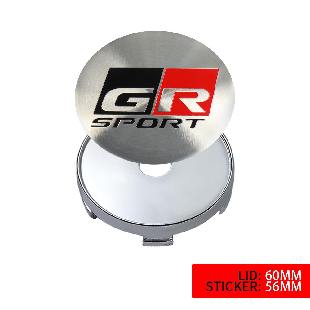 2026 Nuovo Per Toyota 4pz 56/60MM Tappi Centrali Mozzo Ruota Auto Coprimozzo Cerchione Decalcomanie Per Toyota Avalon Mirai Avensis Prado Hilux VVT-I 4W