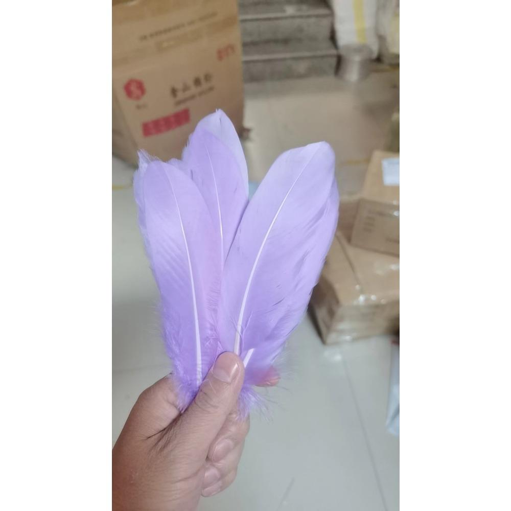 50Pcsdiy Feather Hard Big Floating Feather Wedding Dress Toddler Handmade Decorative Material Mask Feather
