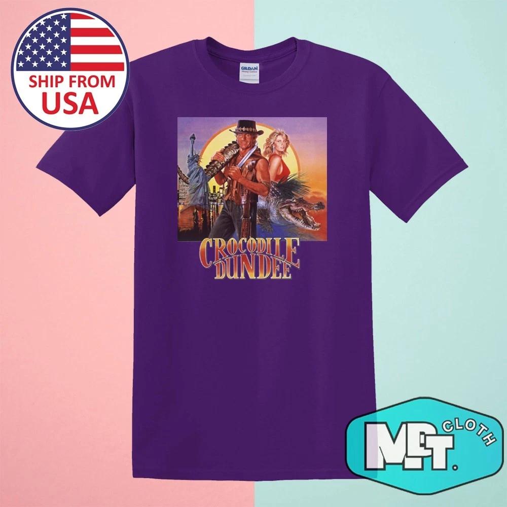 Crocodile Dundee Movie Men s Purple Size S-5XL 3XL