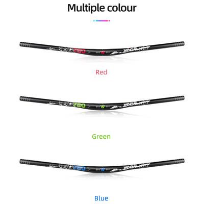 Mountainbike-Lenker, 31,8 mm Durchmesser, hoher Lenker mit matter Oberfläche, 720 mm, 780 mm Länge
