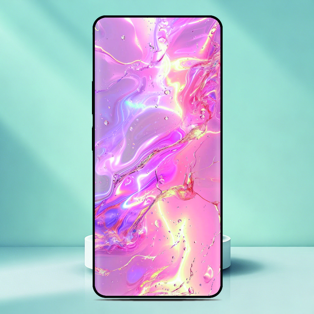 Pink Marble Phone Case For Motorola Moto G86 Power 5G Painted Back Cover For Moto G75 TPU Soft Fundas Customized Photo