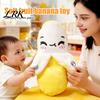 Sensory Touch Plush Interactive Music Toy for Kids, Banana Fruit Induction Toy, Musical Multiplayer Game Stuffed Animal, Dual Mode Rhythm Game,