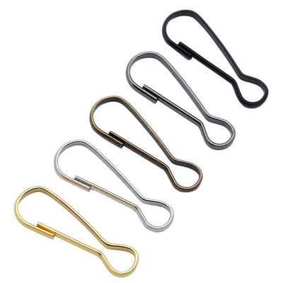 4 Sizes 5 Colors Pig-Shaped Key Rings Antique Bronze Iron Jewelry Making Assembly Parts Style Key Ring Findings