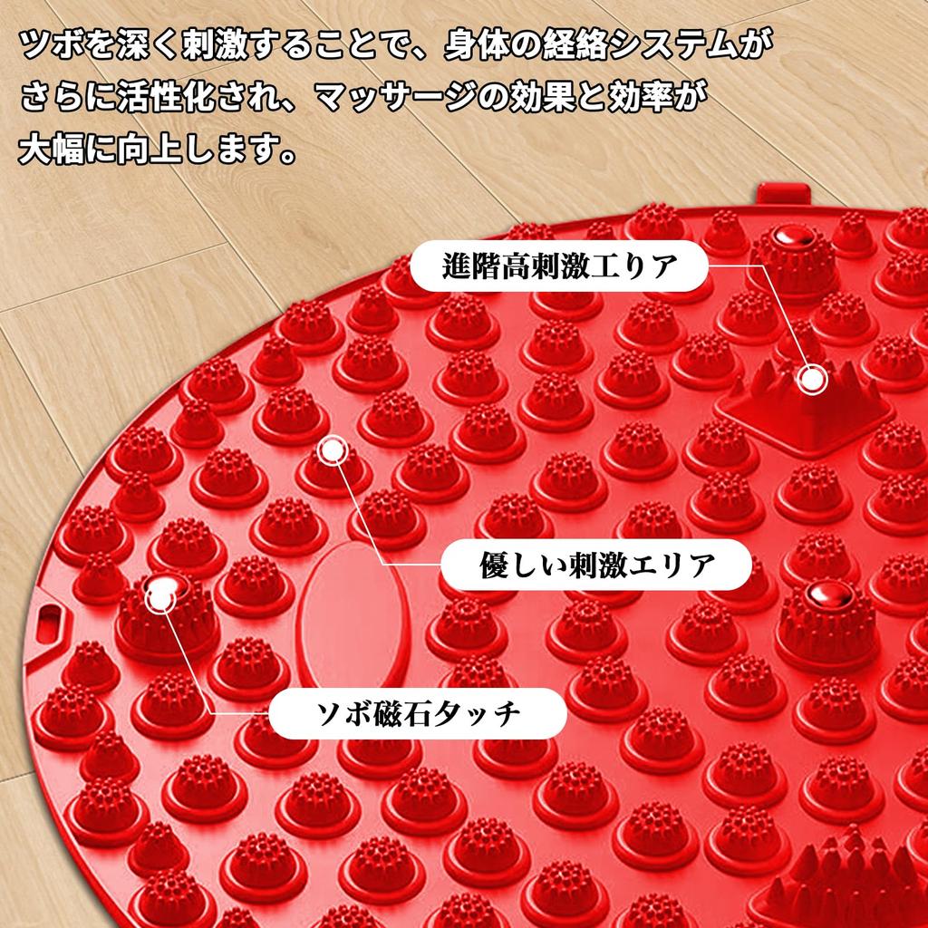 Fußdruckpunkt-Akupressur, langsames Joggen, Fußmatte, Ubefuu Fußdruckpunkt, Fußdruckpunkt, Fußdruckpunkt, Fußdruck, Fußmatte, Home TPE, rot, Matte, Brett,