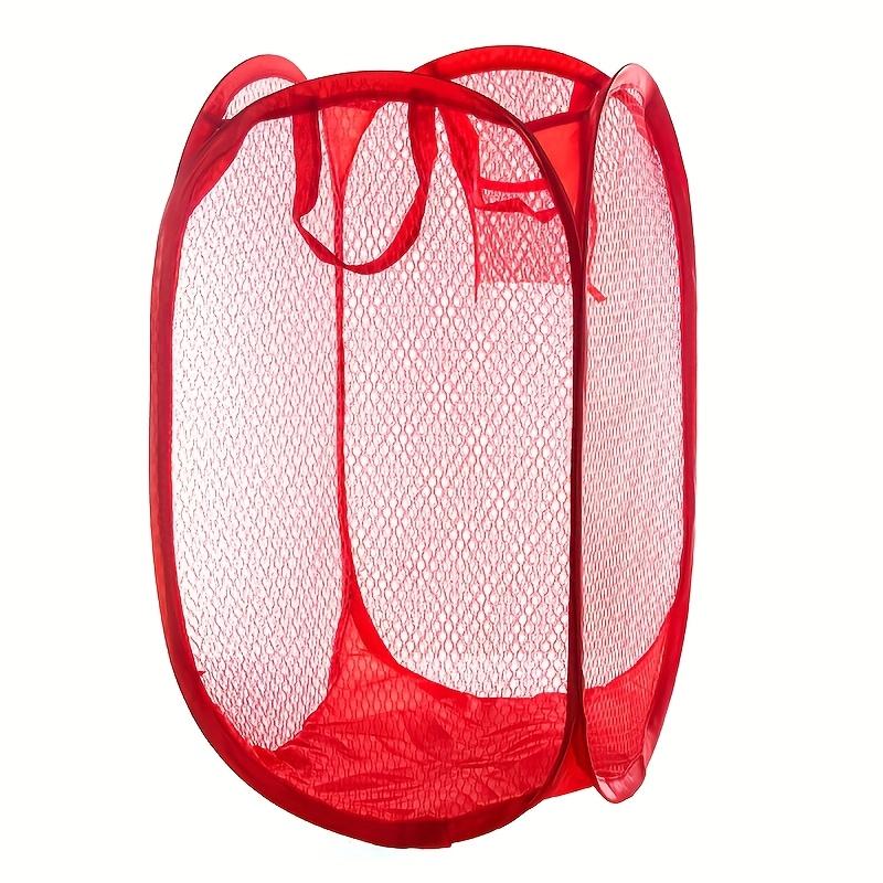 Lightweight Large Pop-Up Mesh Laundry Basket with Handle – Foldable High-Capacity Hamper for Bathroom, Bedroom & Dorm