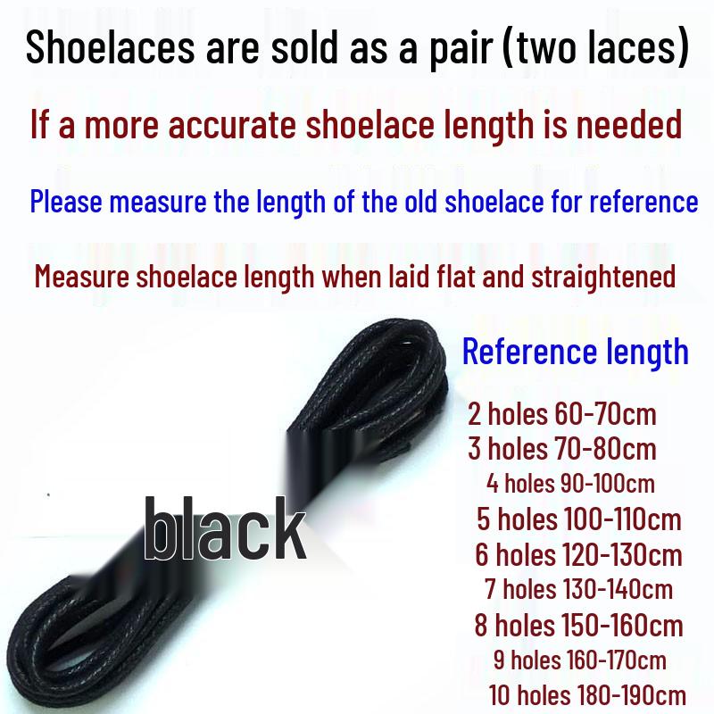 Unisex Dark Green Thick Round Cotton Waxed Shoelaces for Dr. Martens High-Top Boots, 0.25cm Leather Shoelaces