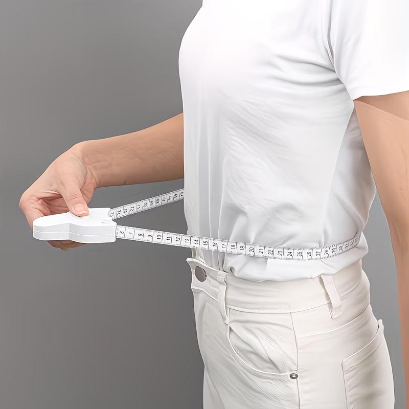 Self-tightening Body Measuring Tape Ruler 150cm/60 Inch Sewing Tailor Dressmaking Measure Ruler Meter Film for Waist Chest Legs