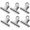 4/6/12 Pcs Stainless Steel Snack Bag Clips - Air-Tight Food Preservation Clips with Compartment Hook for Office School Home Use