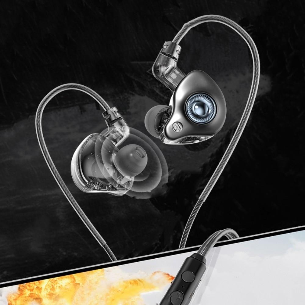 3.5mm/Type C Pluggable Wired Earphone HiFi Stereo Wired Headset in Ear Earphones  Listen To Music