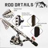 Hot Sale 1.8m Carbon Lure Rod and Reel Set, Telescopic Fishing Rod, Spinning Reel