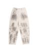 KATRINA K Black Painting White Wide Denim Pants