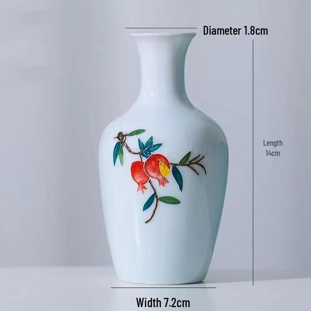 Antique Blue and White Chinese Porcelain Vase - European & American Handicraft for Flower Arrangements