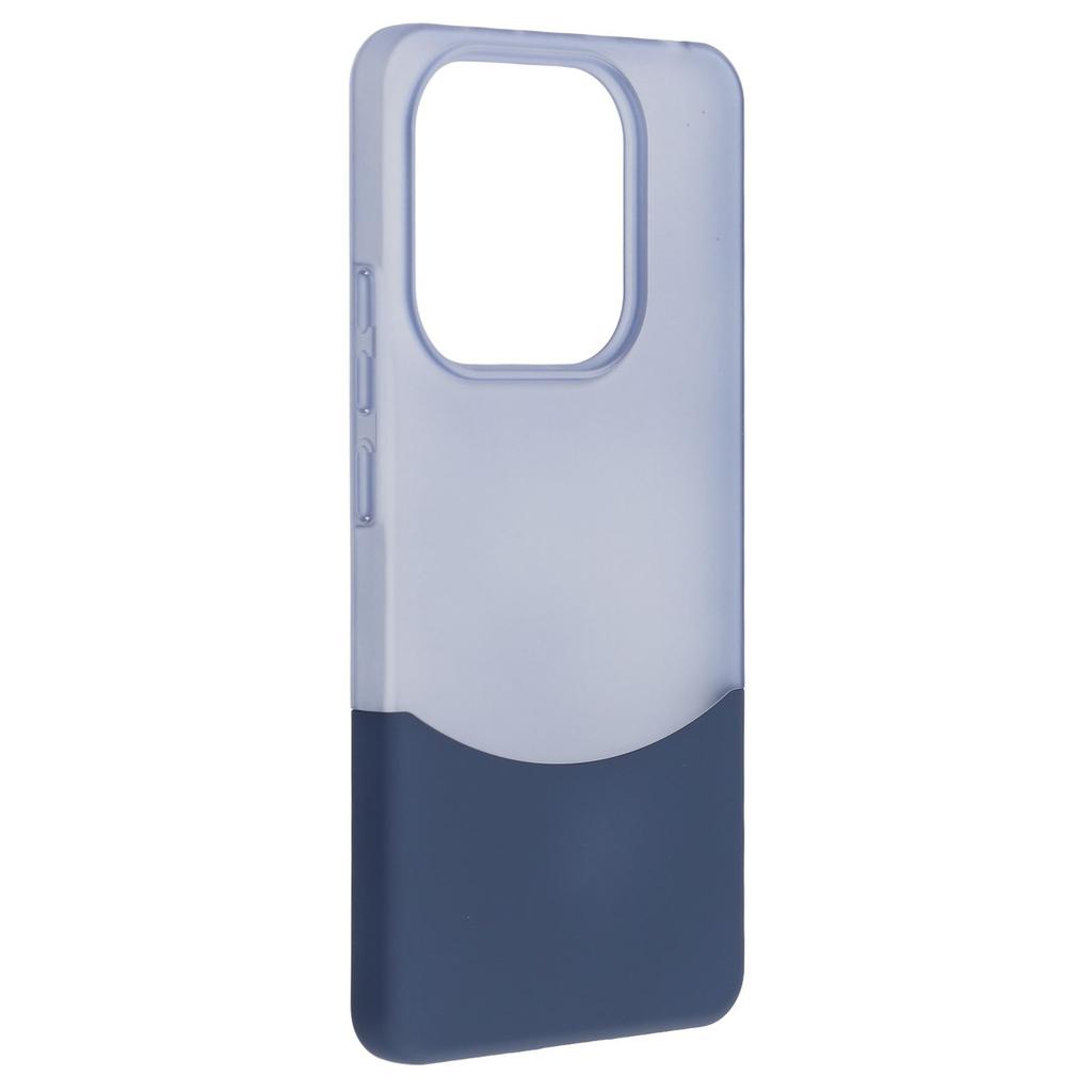 For Xiaomi Redmi Note 14 4G (163.25mm) Case Dual Color Splicing Matte PC Phone Cover Large Camera Cutout