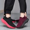 Modische Freizeitschuhe für Paare, Fly-woven, atmungsaktive Sport-Laufschuhe für Herren und Damen, rutschfeste, dicke Sohle, leichte Herren-Sneaker