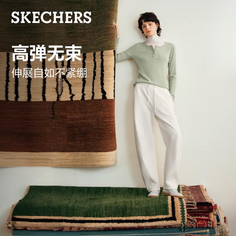 Skechers Women s Round Neck Knit Long Sleeve T-Shirt L325W108 L