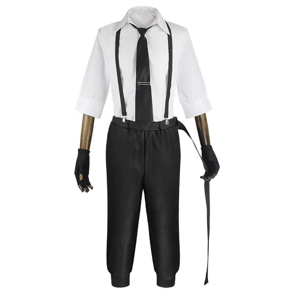 Nakajima Atsushi Cosplay Costume Shirt Pants Wig Nakajima Atsushi Full Set With Outfits Wig For Comic Con