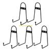 Pack Of 5 Large Black Metal Display Stand for Plates and Artwork Wall Mount Easel Decorative Scroll Rack Hanger D57B