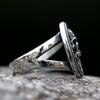 NEW Men's 316L stainless steel rings Vintage High Polished Vampire Skull Biker Rocker Ring Boy Heavy Metal Gothic jewelry