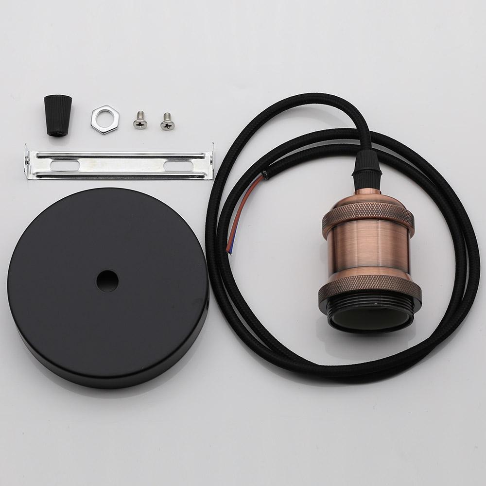 Lumini suspendate din aluminiu moderne Suport lampă E27 110V 220V Lumini LED incandescente vintage retro bec Edison Decor suspendat