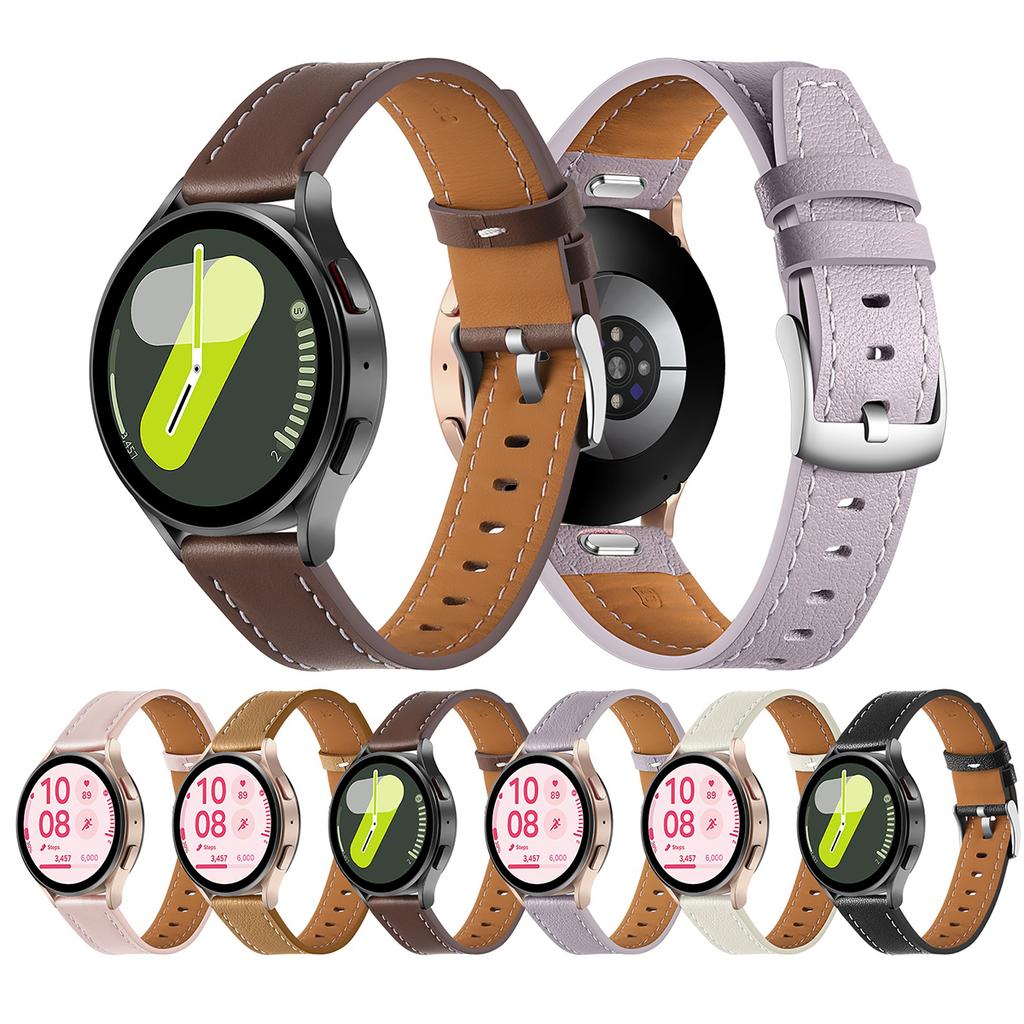 For Huawei Watch GT 5 46mm Watch Band 22mm Adjustable Genuine Cow Leather Strap