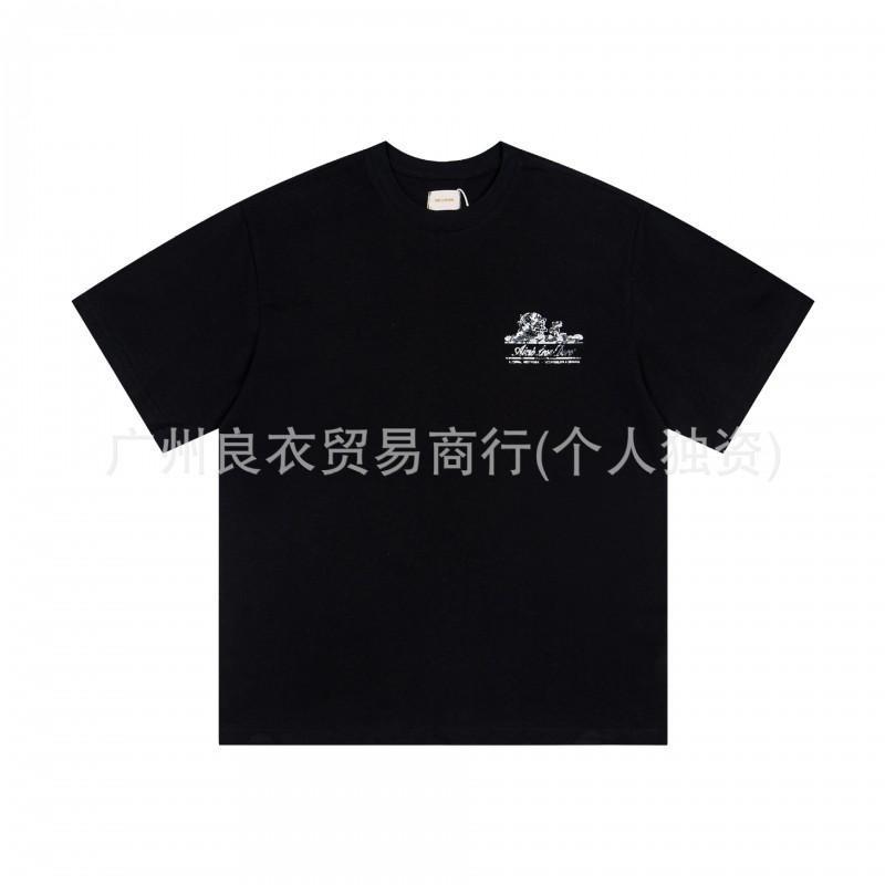 2026 Streetwear Loose Fit Cotton Tee With Graphic Print Men Women Youth Casual Wear