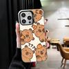 Funny Capybara Cartoon Cute Shockproof Phone Case for iPhone 17 Air 16 16E 15 Pro Max 14 Plus 13 Mini 12 Back Cover Anti Fall Fu