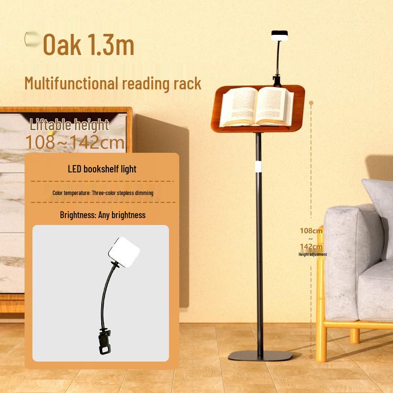 Solid Wood Adjustable Stand for Music Sheets, Books, Laptops, Projectors, and More