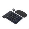 Wireless Number Pad 2.4G Minimalist Design Compact Numpad for Notebook