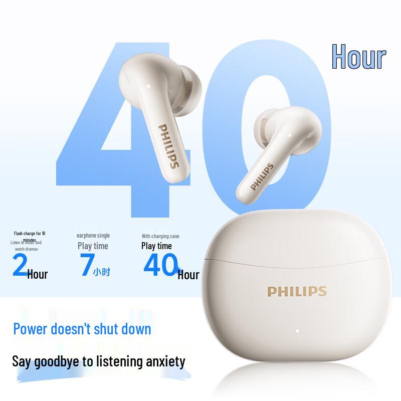 Philips TAT1320 True Wireless Noise Cancelling Earbuds