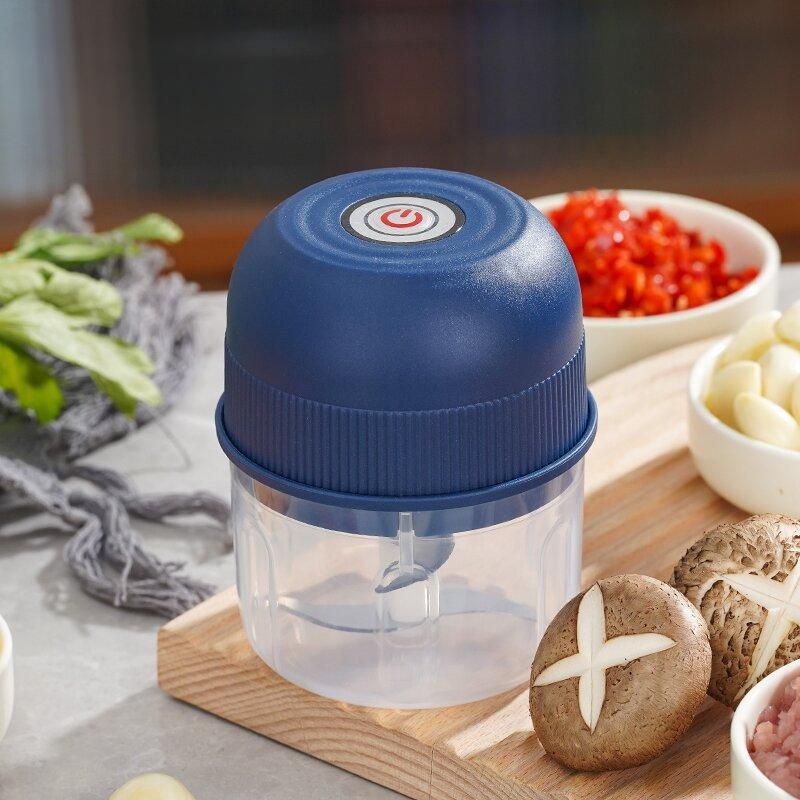 Garlic Chopper Portable Food Processor, Mini Food Chopper Onion Chopper, Cordless Meat Grinder With USB Charging-B61B