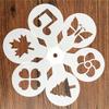 Cappuccino Templates Coffee Stencils Powdered Sieve Tools Coffee Printing Model Foam Spray Mold