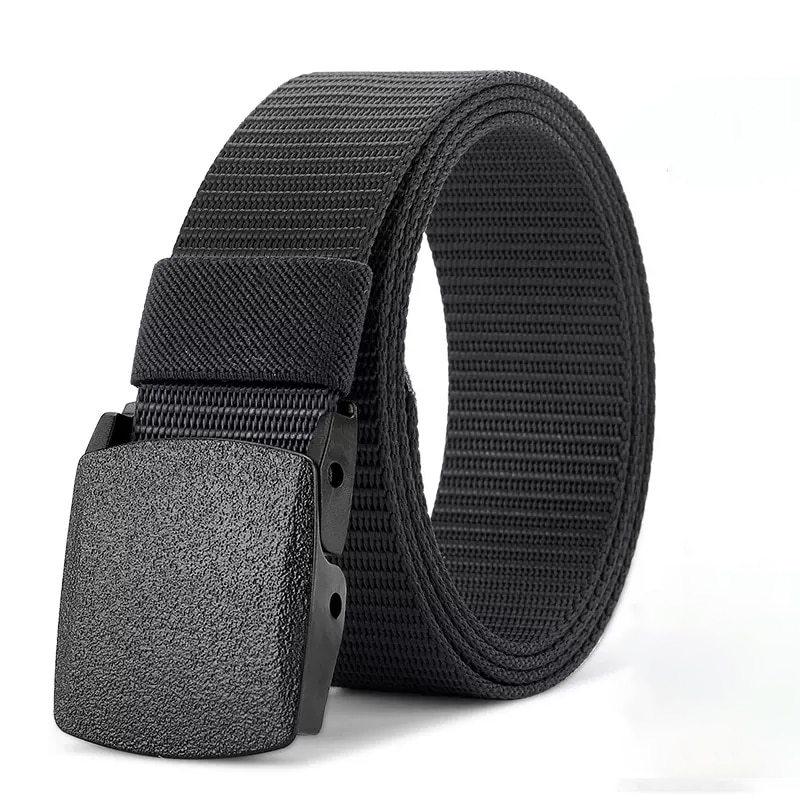 Unisex Outdoor Tactical Canvas Belt for Military Training