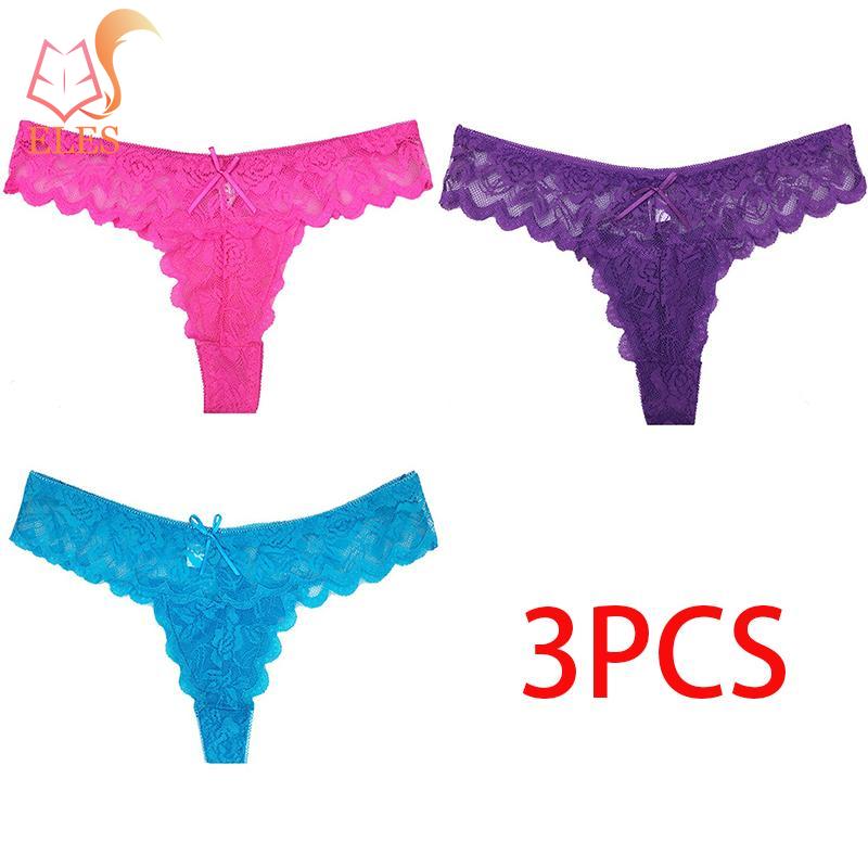 Women Lace Briefs Low-waist M-XL Solid Sexy G-String Seamless Transparent Panty Female Breathable Underwear Comfort Thong