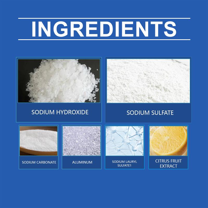 Drain Cleaner Tablets Deep Cleaning Clog Remover Deodorizer Citrus Fragrance Kitchen Sink Bathroom Pipe Powerful Formula