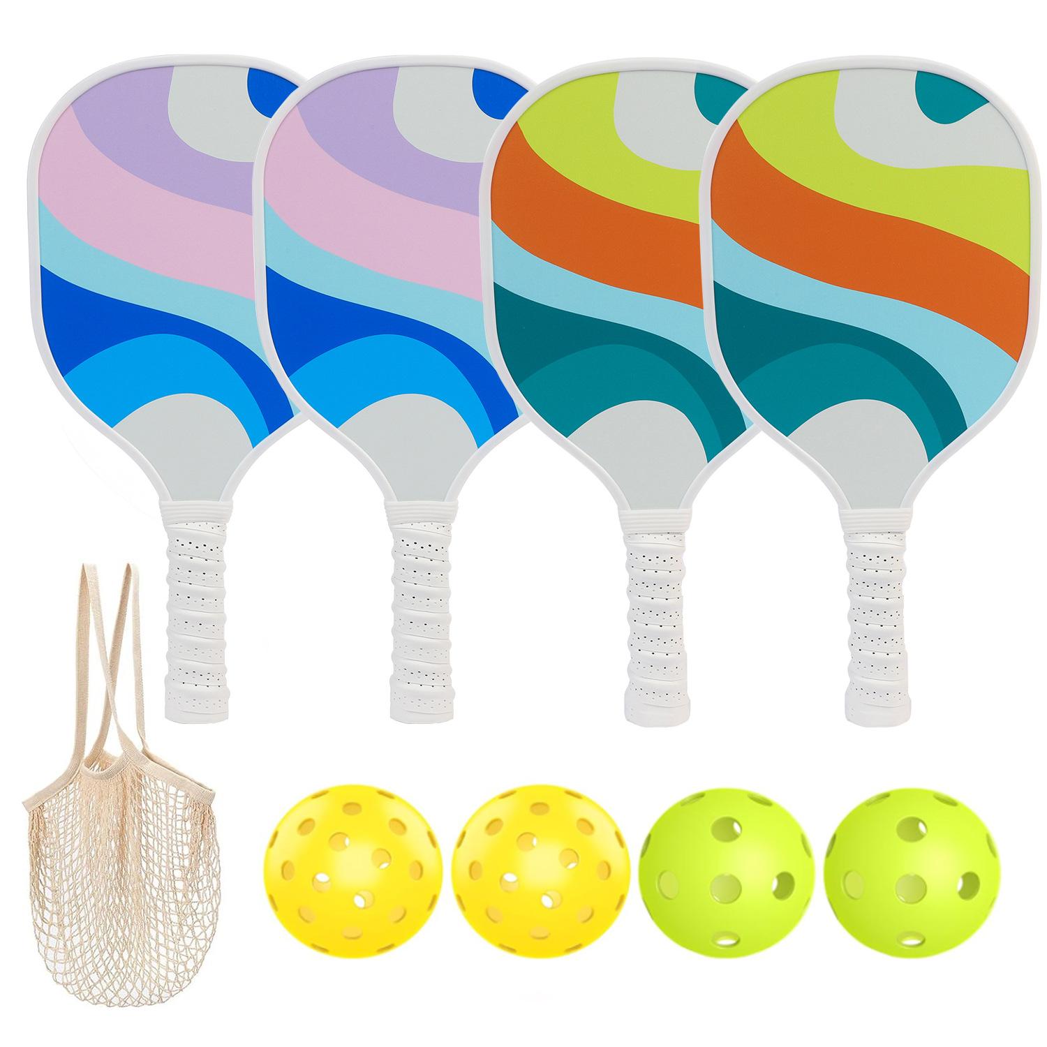 Glass Fiber Peak Racket Pp Honeycomb Carbon Fiber Set Lightweight Durable Badminton Equipment