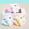 Flower Angel Cat Plush Keychain For Girls Women Gift Accessories