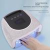 Portable High-Power Nail Lamp with Diamond Inlay – Battery Operated UV Dryer
