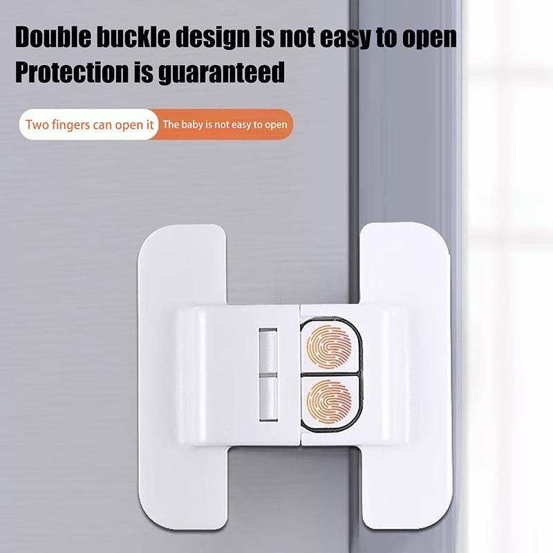 1ks Dětské bezpečnostní noční světlo Zámky zásuvek Zámky dveří Pro miminko Dítě Kojence Ochrana rukou proti skřípnutí Bezpečnostní přezka