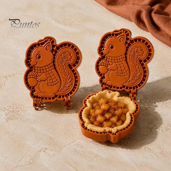 Fall Dessert Making Supplies Mini Pie Mold for Autume Thanksgiving , DIY Dough Presser Pocket Baking Mold, One Harvest Theme Tool Press Hand