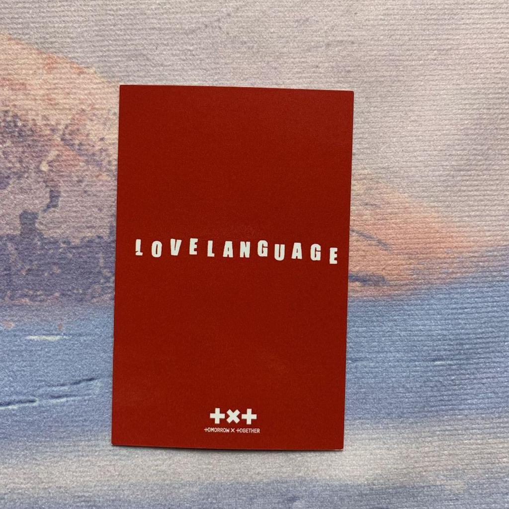[USED] TXT Sanok Love Language Subin Public Broadcast Trading Card