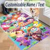 Custom Text Fall Guys Pattern Floor Rug Soft Indoor Carpet Mat Living Room Bedroom