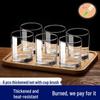ZISIZ Heat-Resistant Glass Water Cup