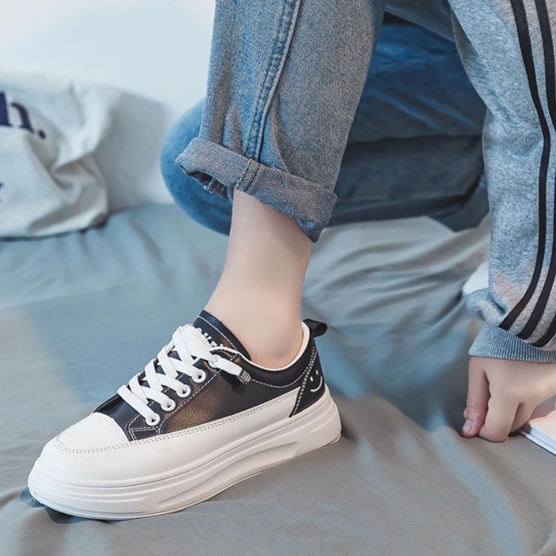 Summer Women's Sneakers Durable Womens Vulcanized Shoes Non Slip Platform Shoes Comfortable Shoes for Women Solid Color