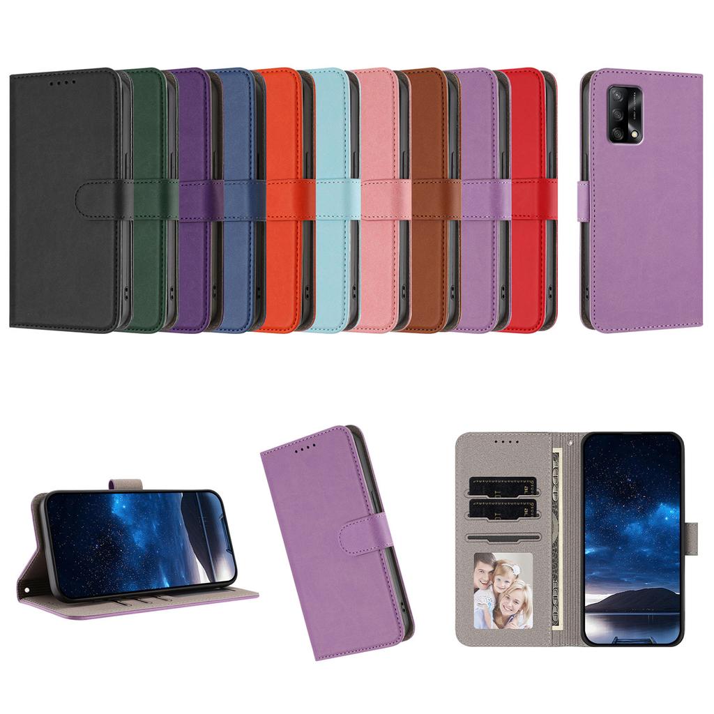 Klassische Flip Wallet Magnetische Lederhülle für Oppo A74 A54 A94 A73 A93 A15 A16 A16S A55 A53S A15S A56 A92 A72 A52 4G 5G Hülle