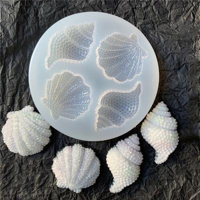Silikon Schokoladenform Ozean Muschel Seemuschel Fondant Kuchenform Puddingform für Kuchendekoration Cupcakes Polymer Clay