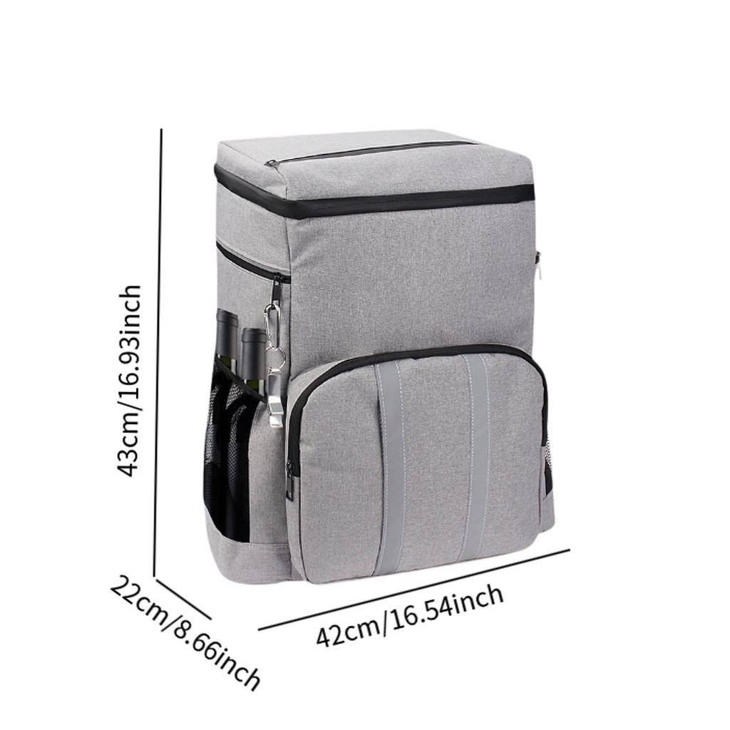 Insulated Cooler Backpack Lunch Lightweight Adult Leakproof Zipper Beach